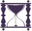 Purple Hourglass