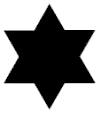 Solid Color Star of David