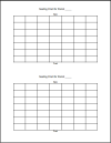 Lunchroom Seating Chart Template
