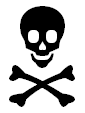 Skull and crossbones icon