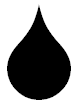 Water tear drop icon