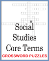 Social Studies Standards Vocabulary Terms Crossword Puzzles