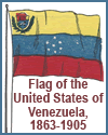 State Flag of the United States of Venezuela, 1863-1905