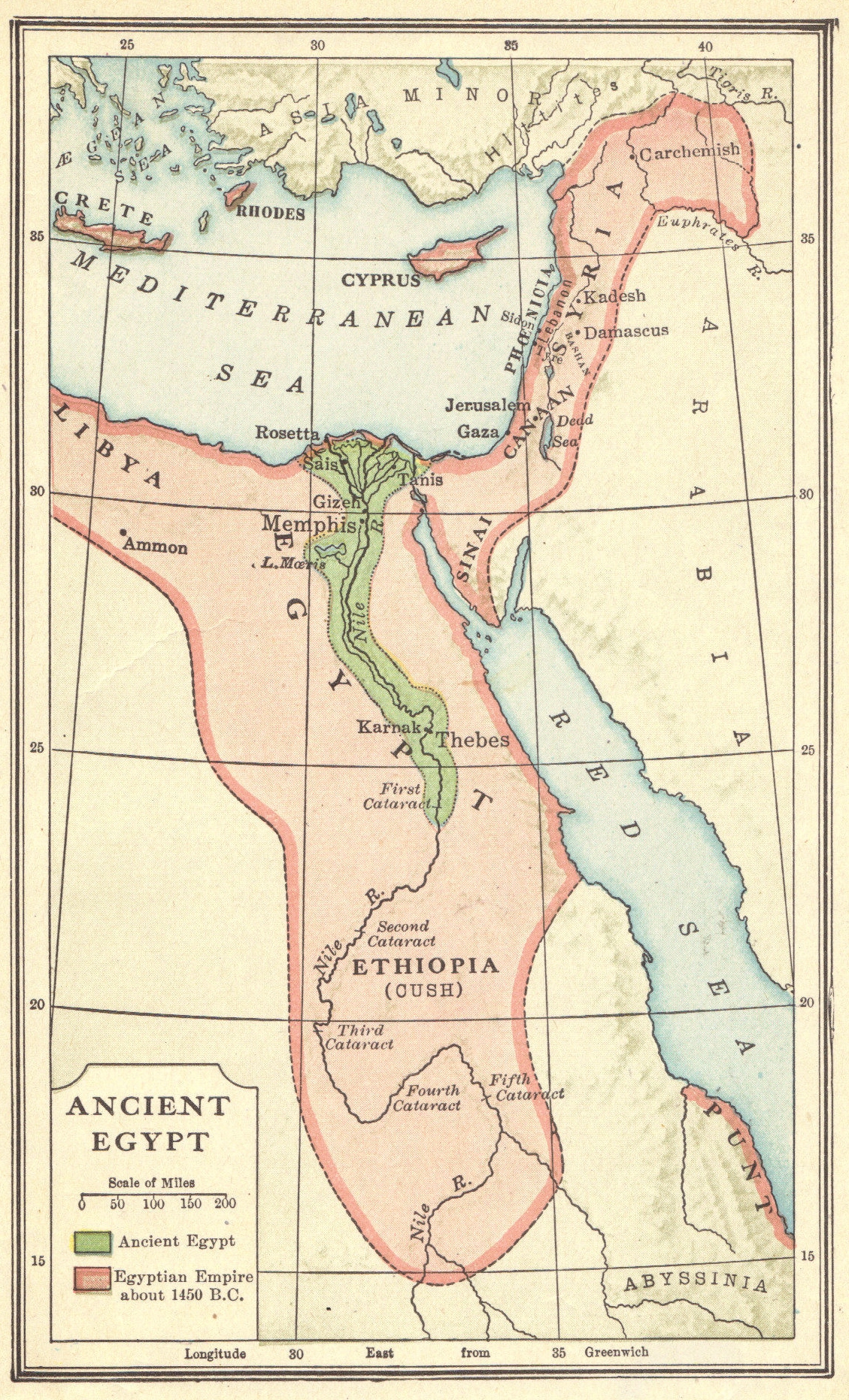 Map Of Ancient Egypt Printable - Printable World Holiday
