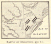 Map of the Battle of Marathon