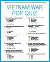 Vietnam War Pop Quiz