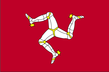 Manx National Flag - Isle of Man - Mannin