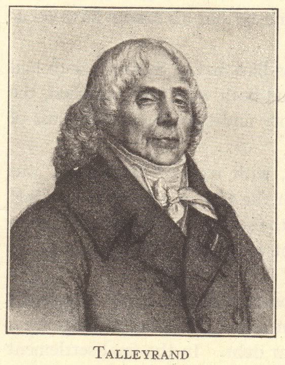 French Prime Minister Talleyrand