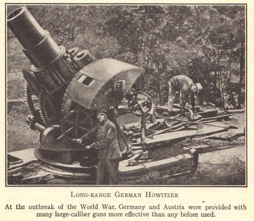 Long-range German Howitzer (World War I)