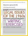 Legal Issues of the 1960s Writing Exercises