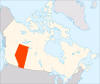 Alberta Global Position Map