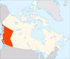 British Columbia Global Position Map