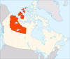 Northwest Territories (Province of Canada) Global Position Map