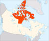 Nunavut Global Position Map