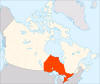 Ontario Global Position Map
