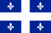 Flag of the Canadian Province of Quebec