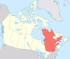 Quebec Global Position Map