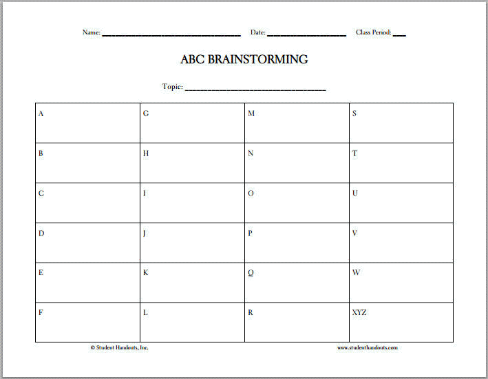 Free Printable Organizational Chart Template from www.studenthandouts.com