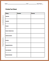 Florida Facts DIY Notebooking Chart Worksheet