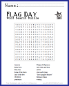 Flag Day Word Search Puzzle