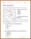 Iraq Map Worksheet