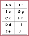 Printable Alphabet and Number Flashcards