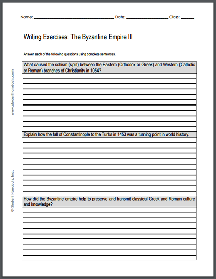 Byzantine empire essay