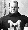 Edwin C. Denby as a Michigan Wolverine in the 1890s.