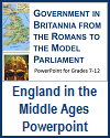 Medieval England PowerPoint for High School with Guided Student Notes