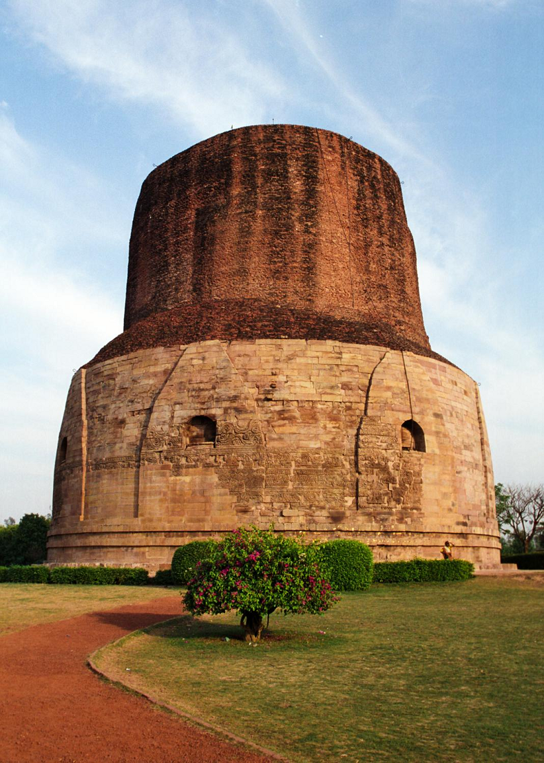 Dhamek Stupa in Uttar Pradesh, India