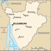 Burundi Political Map