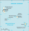 Comoros Political Map