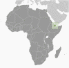 Djibouti Global Position Map