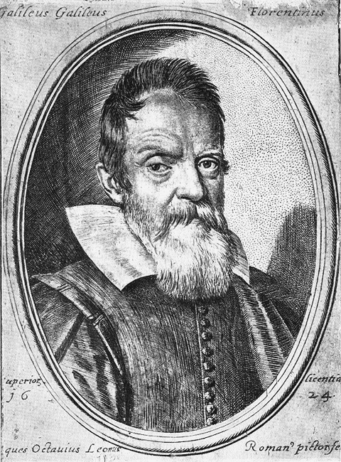 Galileo Galilei - Portrait by Leoni (Octauius Leonus).  Stephen Hawking has said: "Galileo, perhaps more than any other single person, was responsible for the birth of modern science."