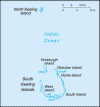Cocos and Keeling Islands Political Map