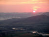 Sunset over Dinaric Alps