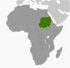 Sudan Global Position Map