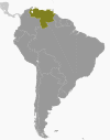 Venezuela Global Position Map