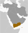 Global Position Map of Yemen