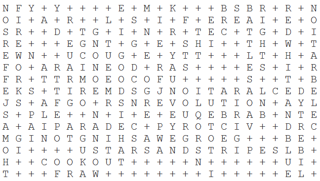 fourth of july word search puzzle free printable student handouts