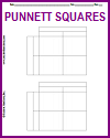 Monohybrid Cross Punnett Squares Worksheet