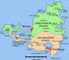 Saint Martin and Sint Maarten Political Map