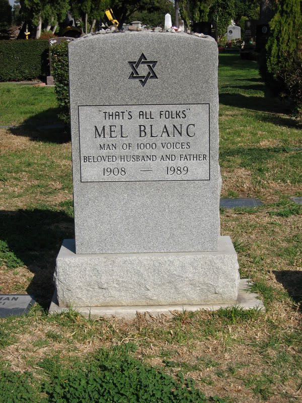 Mel Blanc's Tombstone