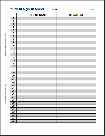 Sign Up Chart