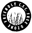 Ozone Friendly and CFC Free Logo