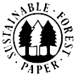 Sustainable Forest Paper Symbol