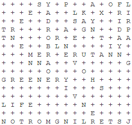 Arbor Day Word Search Puzzle Answer Key