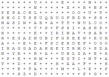 Free Printable Passover Word Search Puzzle Student Handouts