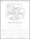 Saint Patrick's Day Shamrock Coloring Page for Kids