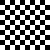Black-and-White Checkerboard Pattern Buddy Icon